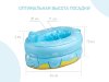 Roxy Kids Надувной дорожный горшок PocketPotty "Динозавр" / голубой