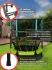 Onlytop Батут с сеткой, 140 см / цвет зеленый
