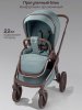 Коляска,экокожа 2в1 Motus Premium Ecco Exclusive (лагуна)