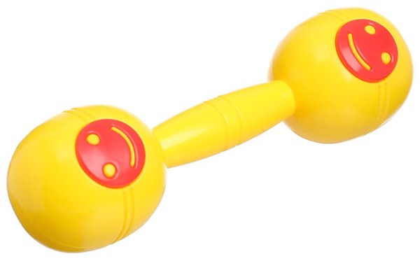 Крошка Я Погремушка «Перкуссия» / цвет желтый, красный