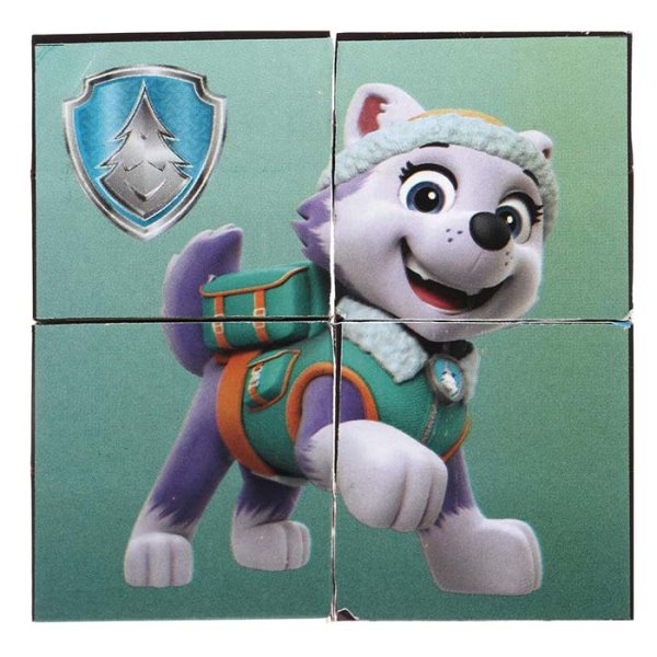 Играем вместе Набор кубиков «Щенячий патруль», 4 штуки