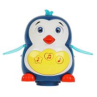 Умка Музыкальная игрушка Пингвин с моторчиком 314237 / цвет синий, белый					
