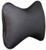 Siger Подушка-косточка на подголовник автомобиля / цвет черный, перфорированная экокожа