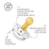 Пустышка латексная BIBS Boheme - White, 6+ мес.