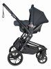 Farfello Коляска 3 в 1 Zuma Trio Comfort / цвет Total Black (черный)