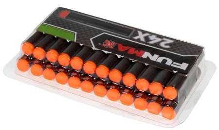 1Toy Бластер Funmax A61, 12 выстрелов, 24 снаряда