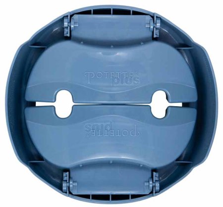 Potette Plus Дорожный складной горшок + 3 одноразовых пакета / цвет сказочно синий