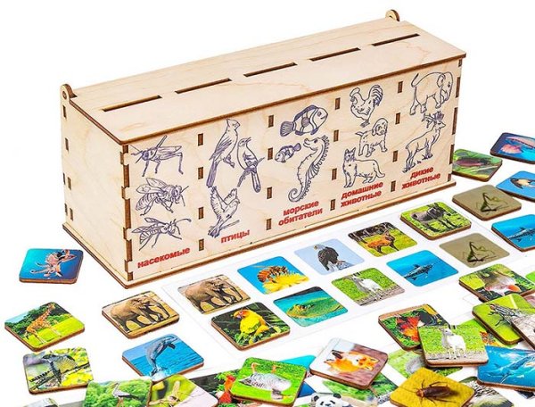 Smile Decor Сортер "Животный мир"