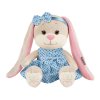 Jack&Lin Мягкая игрушка "Зайка в голубом платьице в черный горошек", 20 см, в коробке