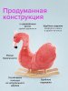 Качалка Pituso «Фламинго», розовая, с сиденьем, музыкальная