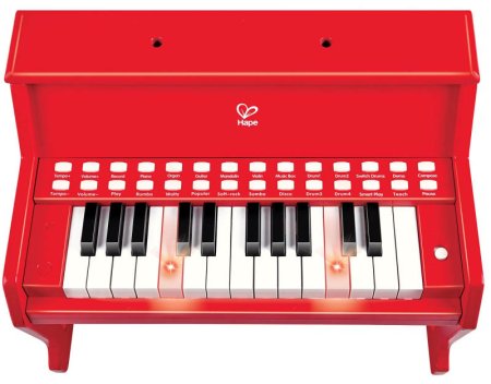 Hape Музыкальная игрушка Пианино / цвет красный