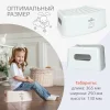 Подставка для ног Kidwick МП Зебра, белый
