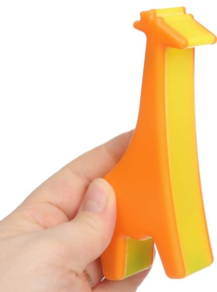 Крошка Я Погремушка «Жирафик» / цвет оранжевый