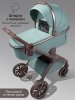 Коляска,экокожа 2в1 Motus Premium Ecco Exclusive (лагуна)