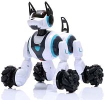 IQ Bot Робот-собака радиоуправляемый "Кибер пёс" / цвет белый