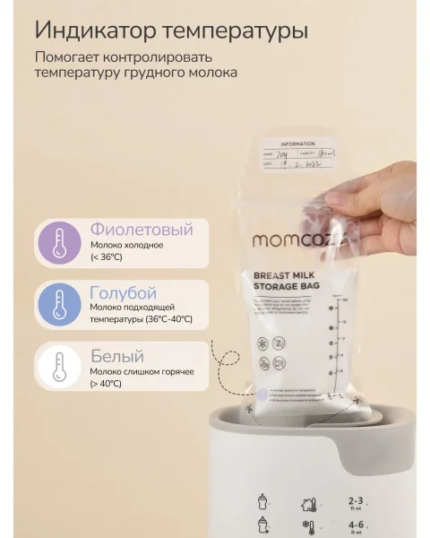 Пакеты для хранения грудного молока 50 шт.Мамкози/Momcozy