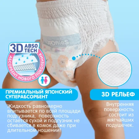 Трусики Joonies Premium Soft M (6-11 кг) 68 шт.