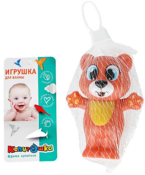 Капитошка Игрушка для ванны «Мишка»