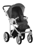 Bebetto детская коляска 2 в 1 Magnum 230 цвет серый / рама белая