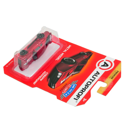 Машинка коллекционная 1:64, Серия MUSCLE CARS, MUS-001, красный, 1/64/128