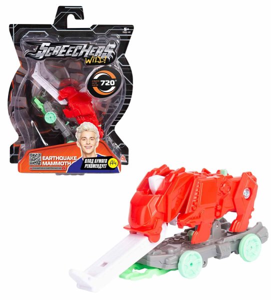 Screechers Wild Игрушка Машинка-трансформер Ерсквейк Мамонт 720