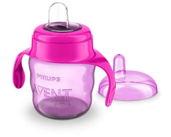 Avent  Серия Comfort Чашка поильник 200 мл., от 6 месяцев, цвет розовый / Артикул:  SCF551/03