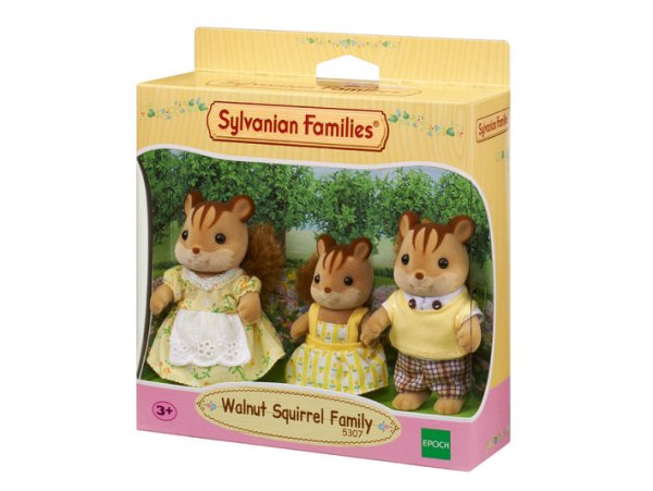 Sylvanian Families Набор "Семья Белок", 3 фигурки