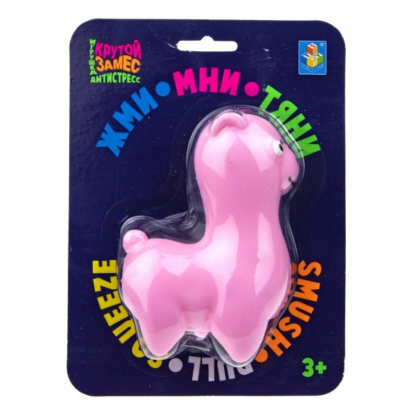 1Toy Игрушка-антистресс Крутой замес Лама / цвет в ассортименте