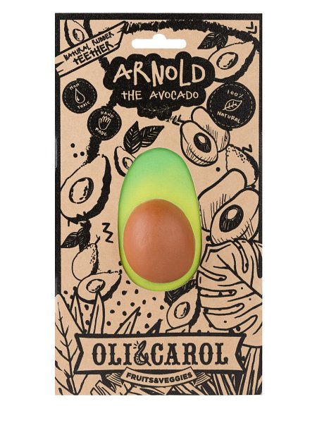 Oli&Carol Прорезыватель для зубов Arnold the Avocado / цвет зеленый