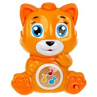 Умка Музыкальная игрушка Весёлый котёнок / цвет оранжевый					
