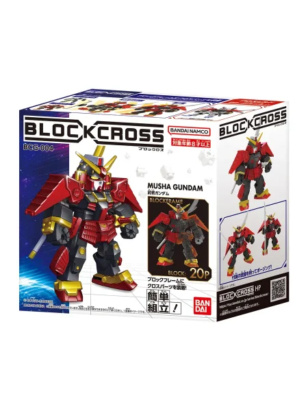 БЛОКРОСС. Сборная модель MUSHA GUNDAM. BLOCKCROSS