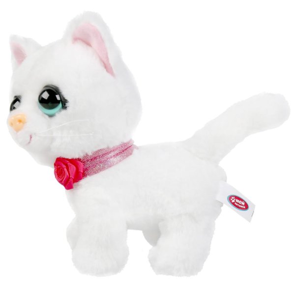 Мой Питомец Игрушка мягкая "Кошка Снежинка", 16 см