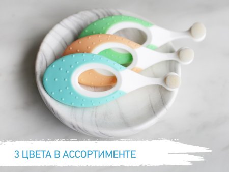 Roxi Kids Зубная щетка для детей Seahorse ультрамягкая, 10.000 щетинок, 2 штуки / цвет оранжевый, зеленый