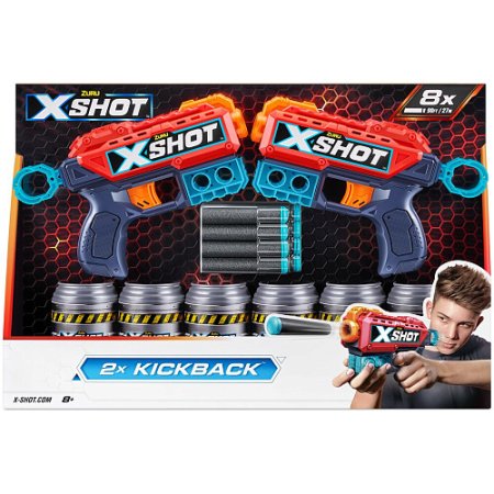 X-Shot Игровой набор для стрельбы  Zuru "Ексель – Дабл Кикбек"