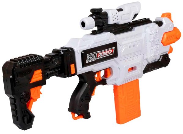 1Toy Бластер Funmax A61, 12 выстрелов, 24 снаряда