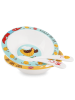 Happy Baby  тарелка глубокая для кормления (aqua )