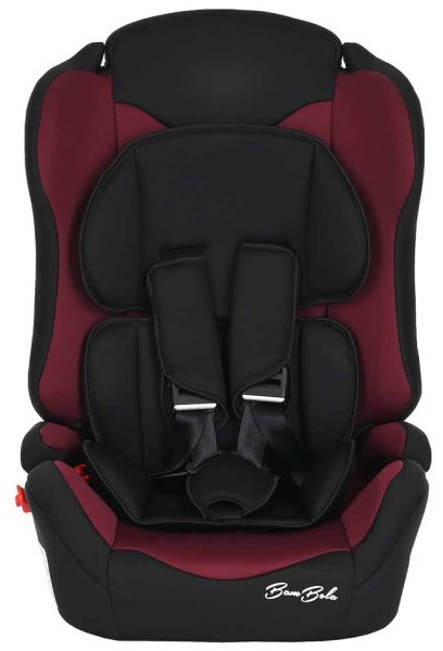 Bambola Автокресло Primo (9-36 кг) / цвет черный-бордо