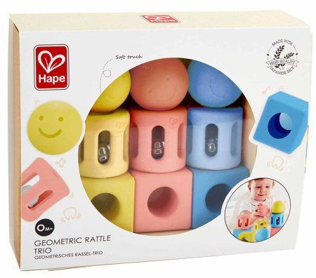 Hape Конструктор - погремушка "Улыбка", 9 предметов