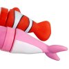 1toy Аквамания, водяная помпа в виде рыбы/дельфина, со стикером, 46 см (в ассортименте)