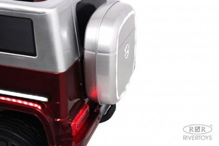 RiverToys Детский электромобиль Mercedes-Benz EQG (E222EE)  / цвет красный глянец