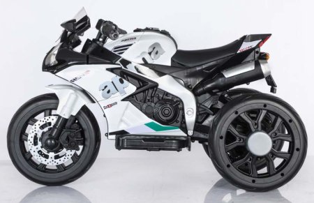 Toyland Электромобиль трицикл Aprilia 3.0 / цвет белый