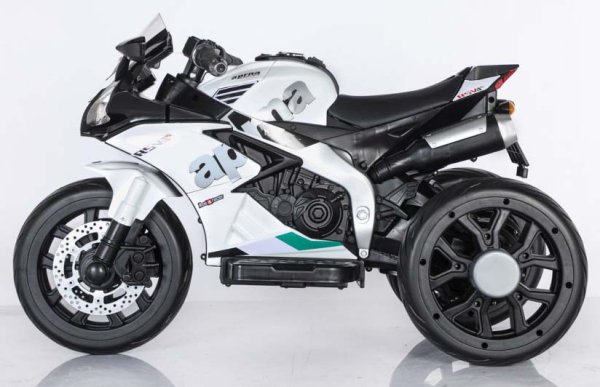 Toyland Электромобиль трицикл Aprilia 3.0 / цвет белый