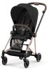 Cybex Коляска 2 в 1 Mios III / цвет Sepia Black, Rosegold (черный, рама, розовое золото)