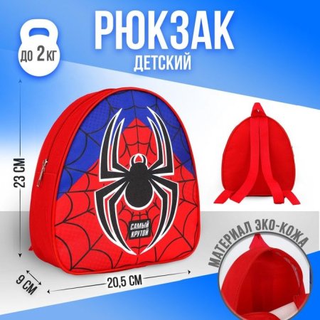 Рюкзак детский "Паучок"  – внешний вид и детали