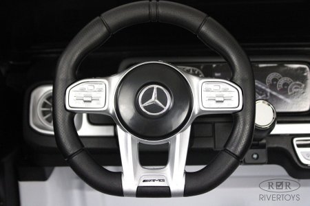 Rivertoys Электромобиль Mercedes-AMG G63 / цвет белый
