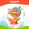 Забияка Развивающая игрушка "Весёлая улитка" SL-06961A цвет оранжевый   10123557