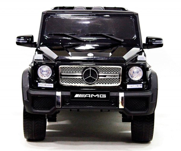 RiverToys Детский электромобиль Мercedes-Benz AMG G65 4WD / черный глянец