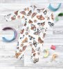 Комбинезон из рибаны Mjolk Sleep and Play Бабочки (р.62)