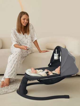 Электронные качели Amarobaby Funny swing (черный)