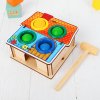 WoodLand Toys Стучалка-сортер  "Домик", с молотком